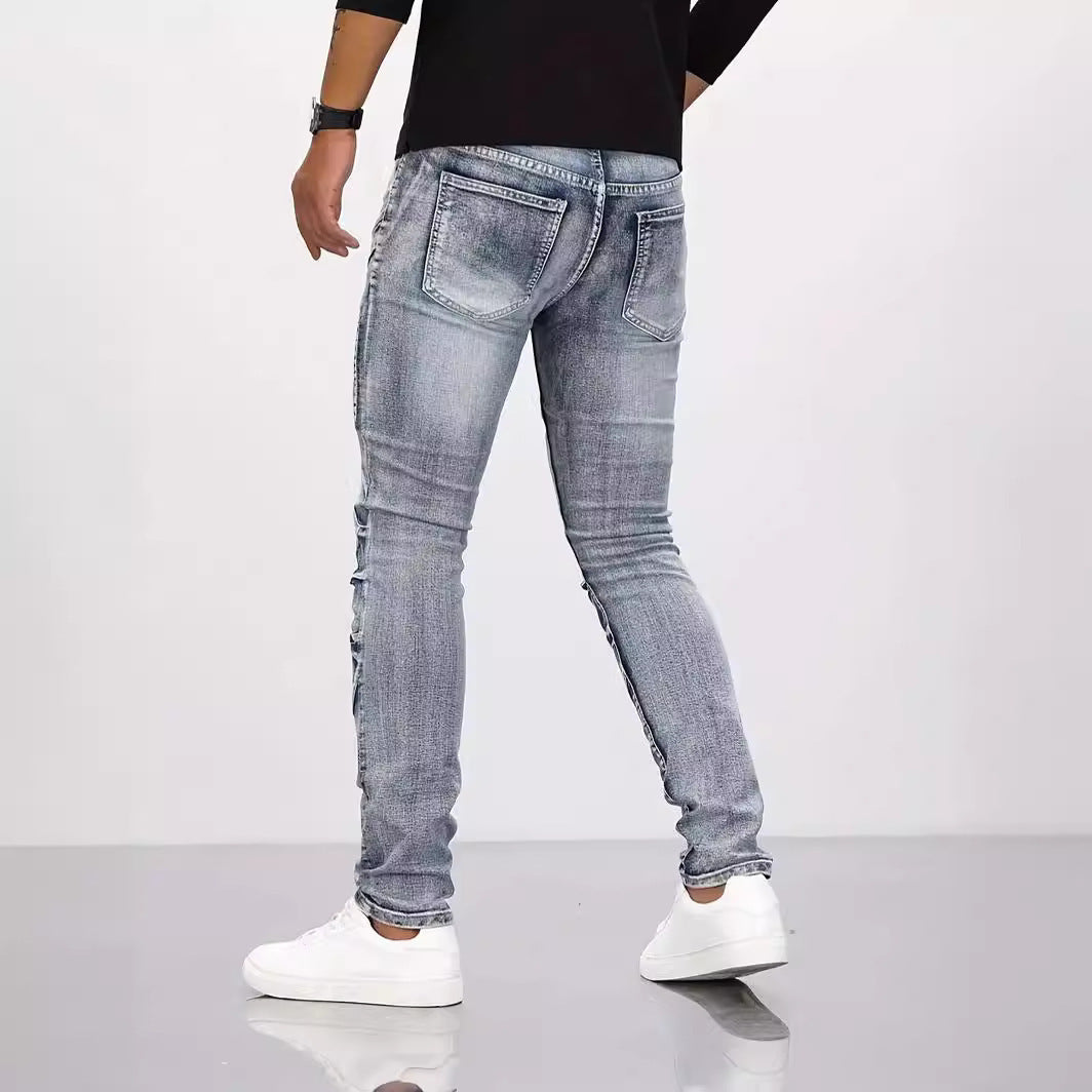 Retro Motorradjeans für Herren