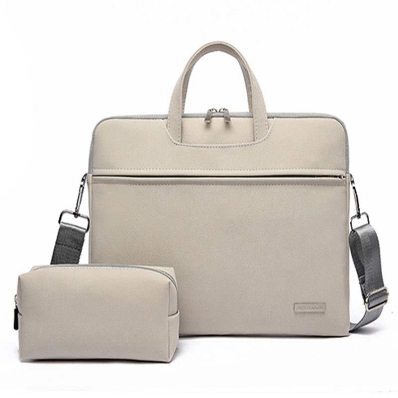 Damen PU-Leder Laptop Tragetasche Stilvolle Notebook-Tasche für Frauen