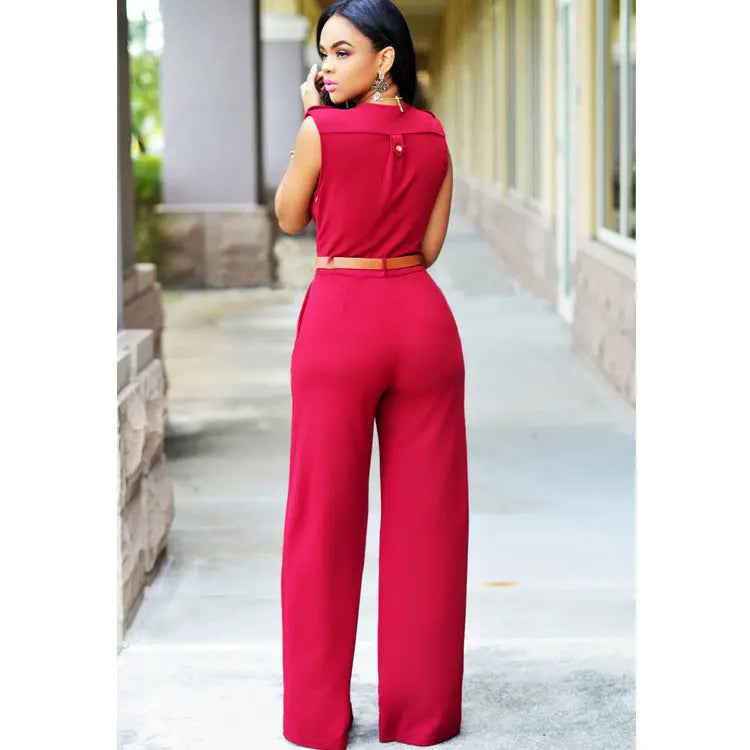 Neuer Damenmoden-Jumpsuit mit Einteiler-Hose