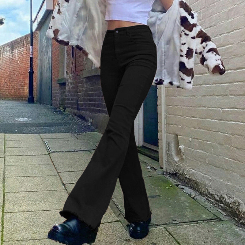 Damen Stretch-Bootcut-Jeans: Komfort und Stil vereint