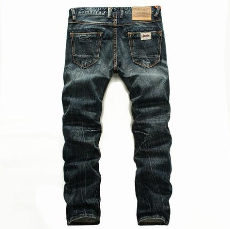 Vintage Herren Dunkle Jeans