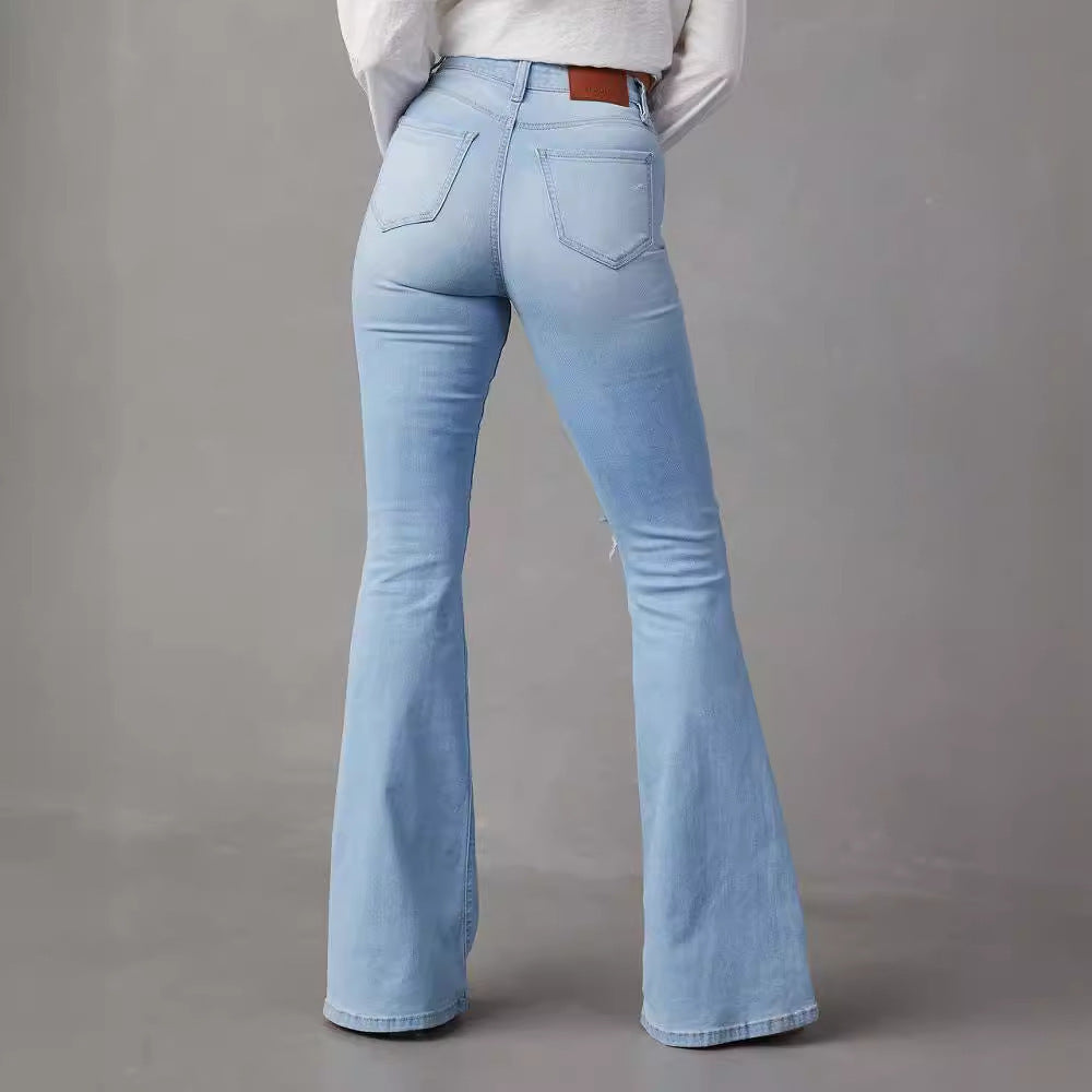 Mode-Temperament Weit geschnittene Jeans für Damen