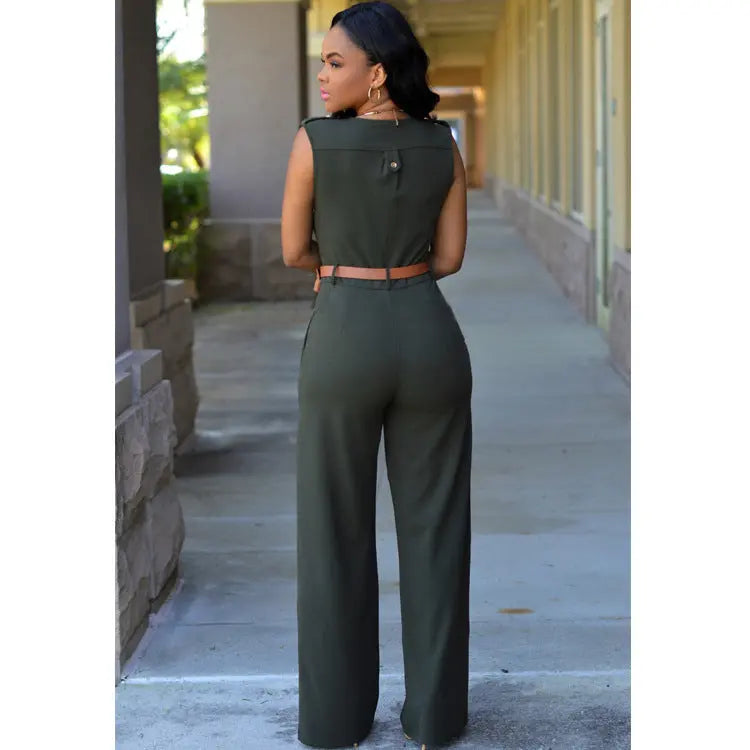 Neuer Damenmoden-Jumpsuit mit Einteiler-Hose