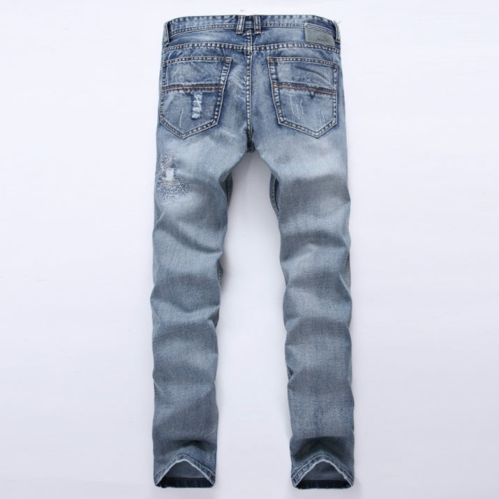 Zerrissene Denim Hosen Jogger für Herren