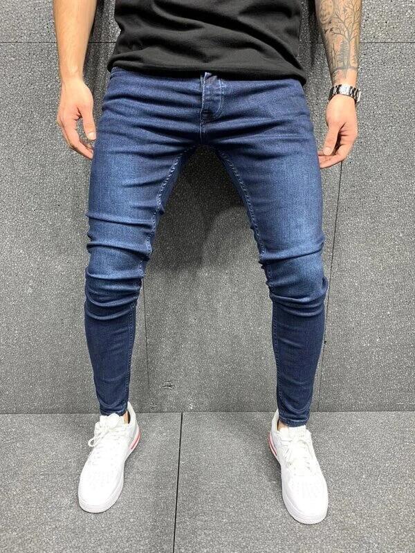 Herren Stretch-Röhrenjeans