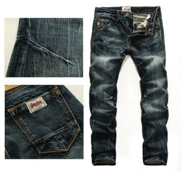 Vintage Herren Dunkle Jeans