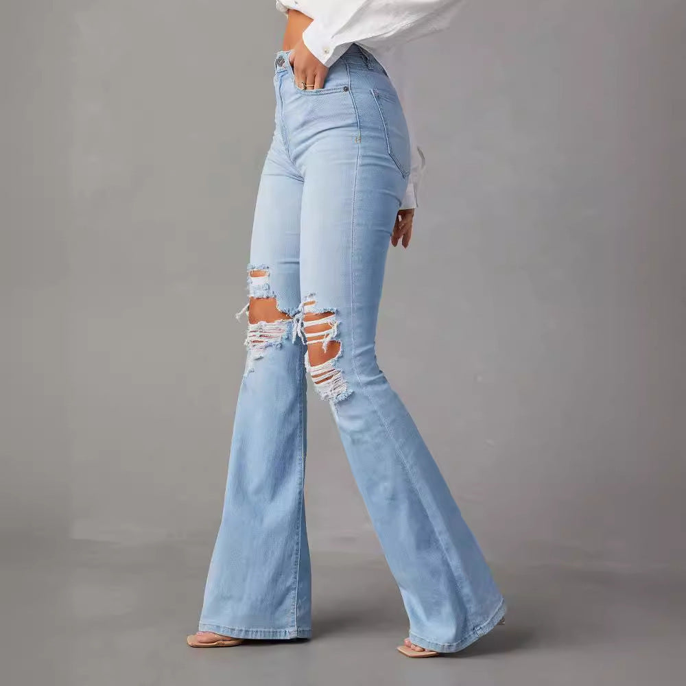 Mode-Temperament Weit geschnittene Jeans für Damen