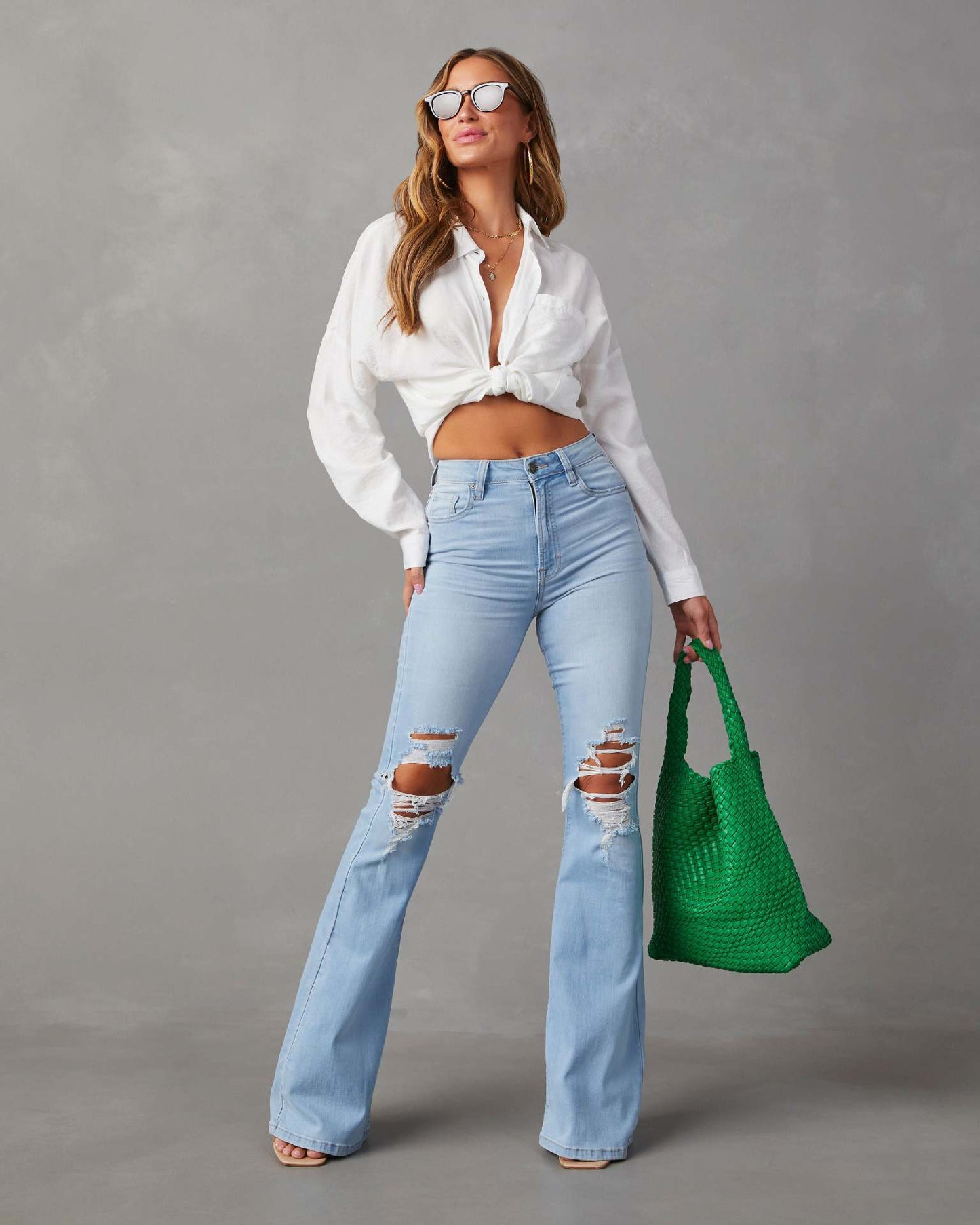 Mode-Temperament Weit geschnittene Jeans für Damen