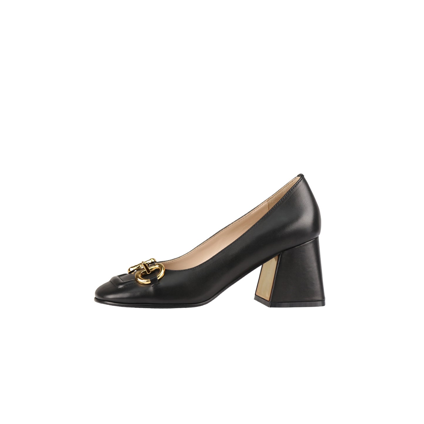 Damen Retro Mary Jane Schuhe mit dicken hohen Absätzen und Schnallen