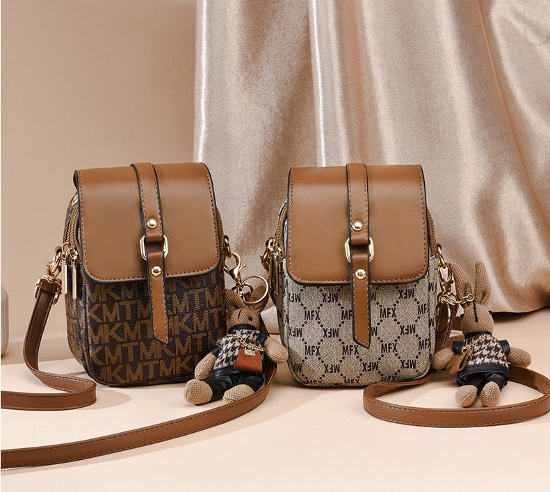 Vintage Multilayer Damen Handy-Tasche