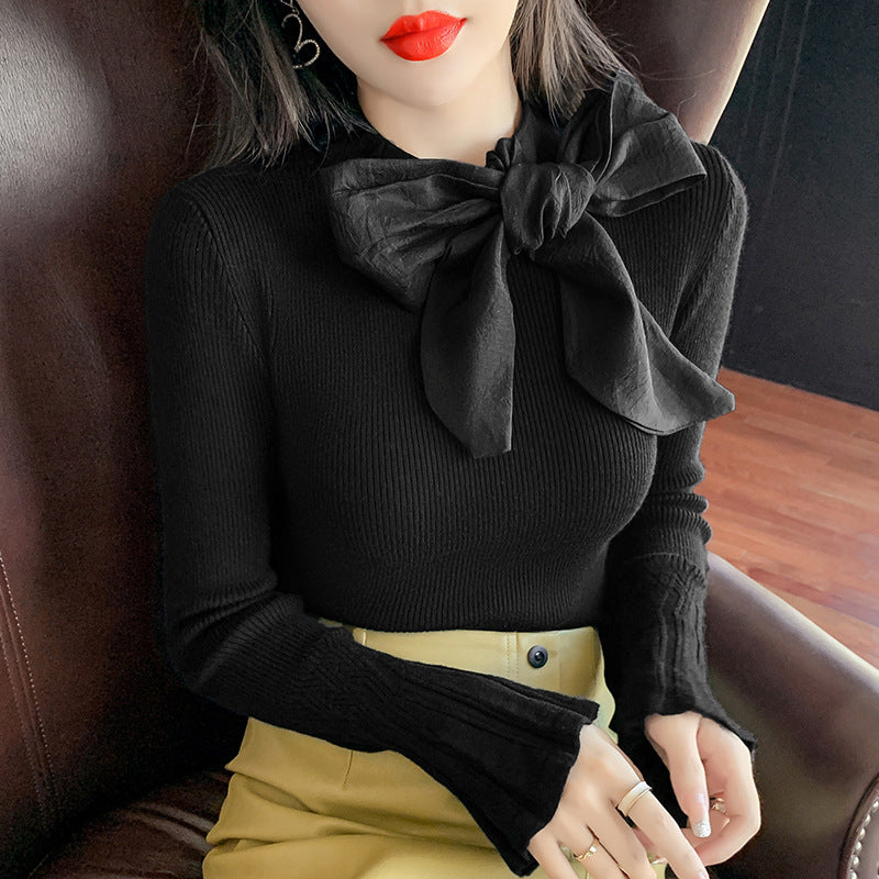Eleganter Damenpullover mit Glockenärmeln