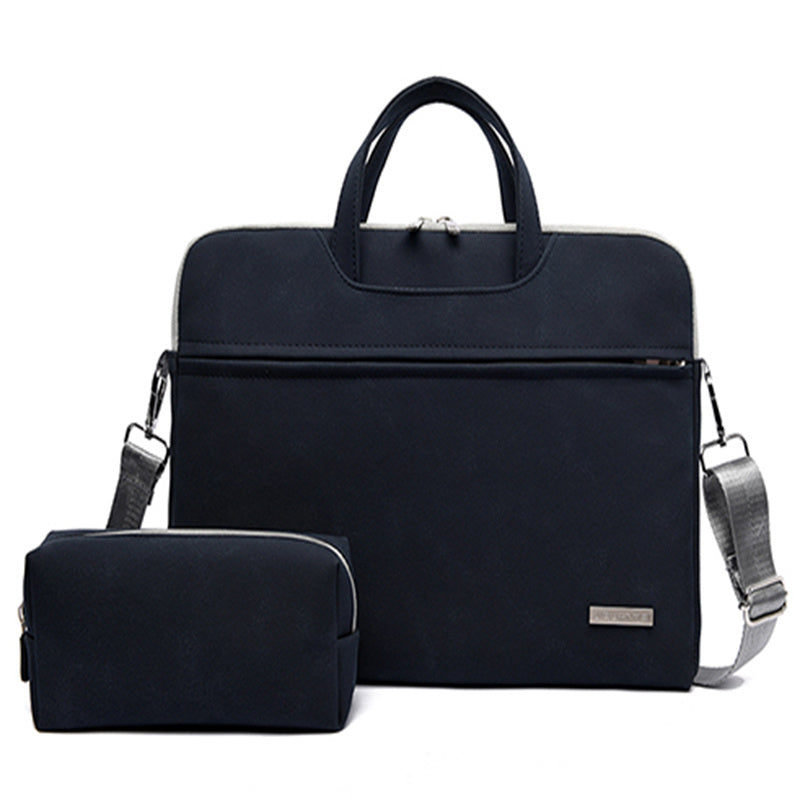 Damen PU-Leder Laptop Tragetasche Stilvolle Notebook-Tasche für Frauen