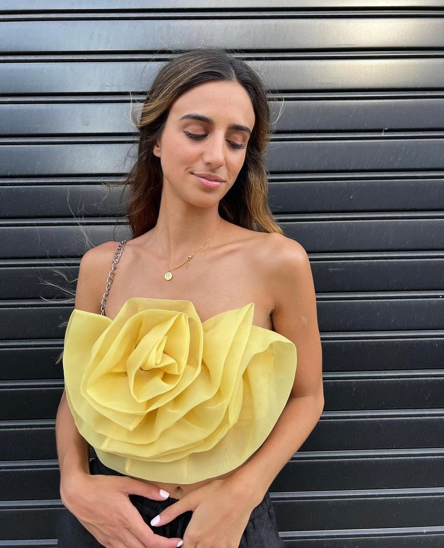 Blumen Damen Dekoratives Hemd-Top