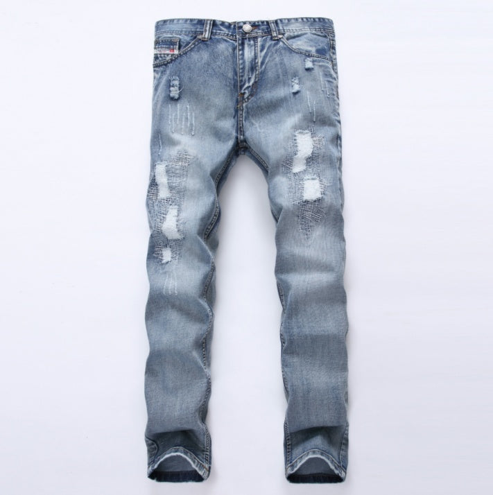 Zerrissene Denim Hosen Jogger für Herren