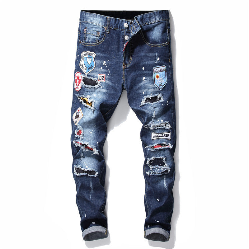 Herren Jeans mit Reißverschluss