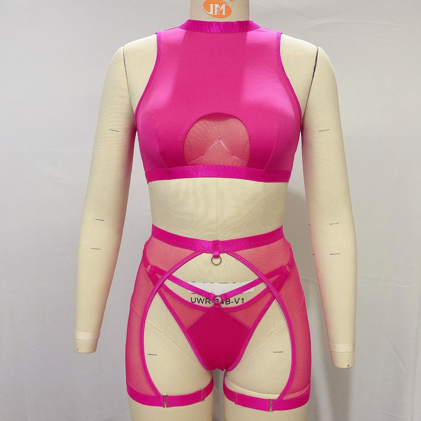Durchsichtiger BH Modische Unterwäsche Set Damen