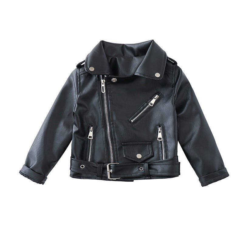 Westliche Kinder Lederjacke für Herbst und Winter