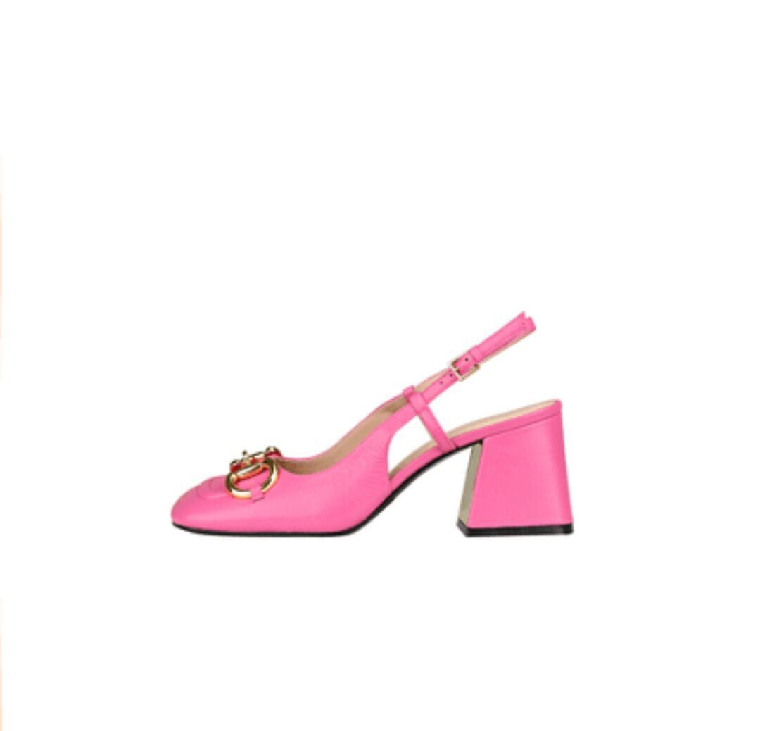 Damen Retro Mary Jane Schuhe mit dicken hohen Absätzen und Schnallen