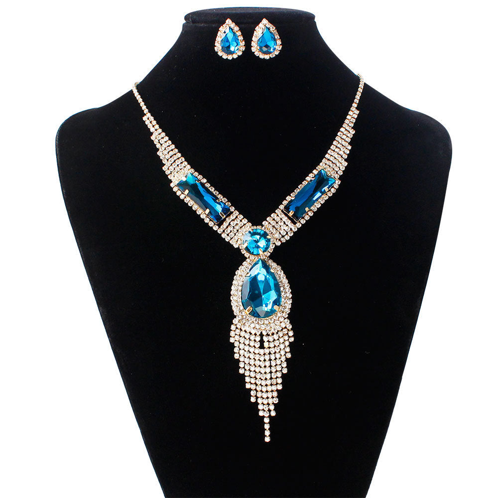 Diamant-Quaste, buntes Mikro-Hochzeitsschmuck-Set