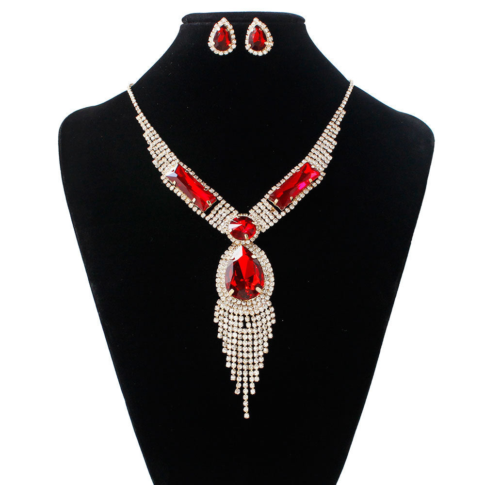 Diamant-Quaste, buntes Mikro-Hochzeitsschmuck-Set