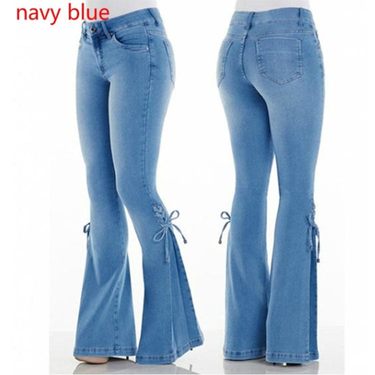 Stretch-Jeans für Damen mit mittlerer Taille