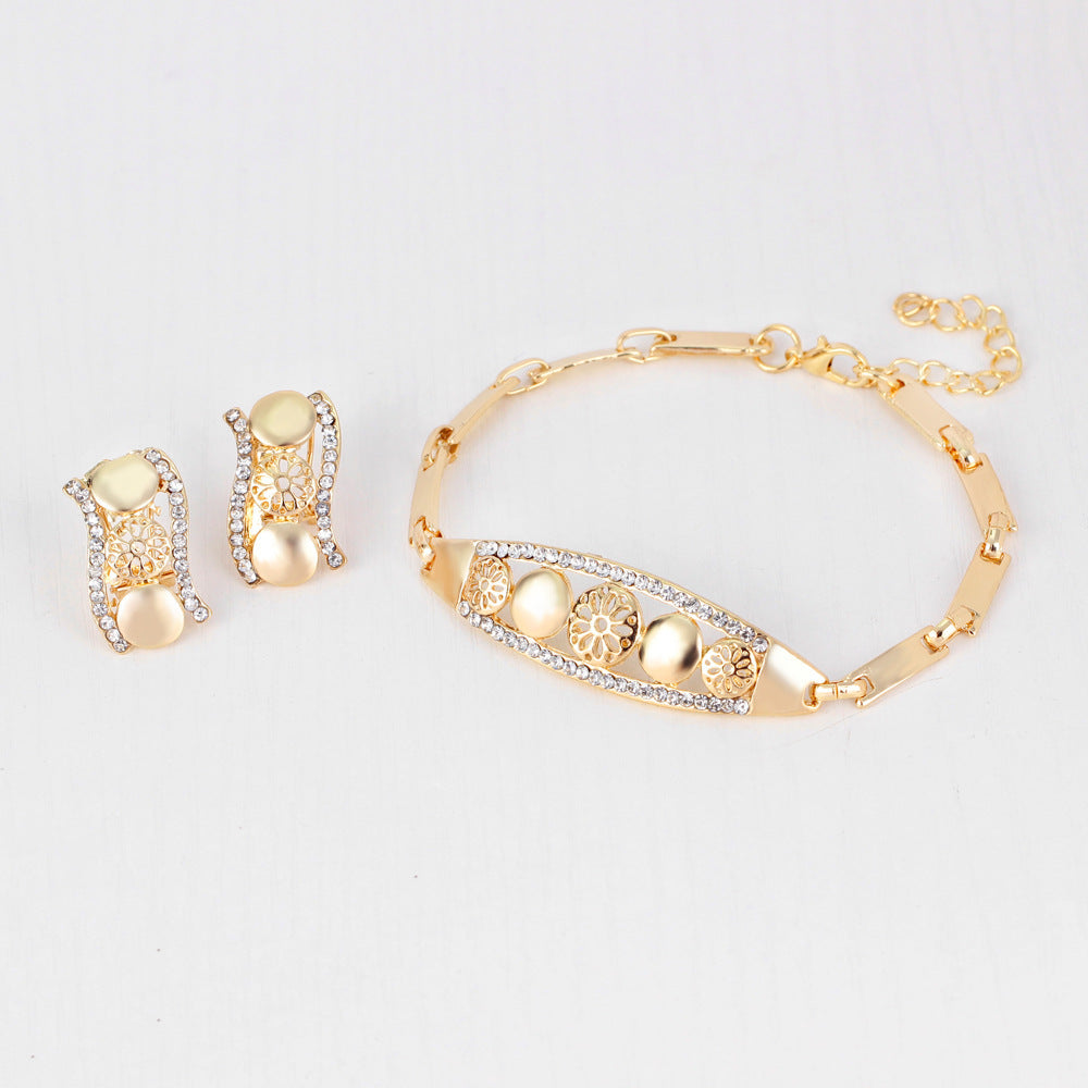 Übertriebenes Brautschmuck-Set 4-teilig