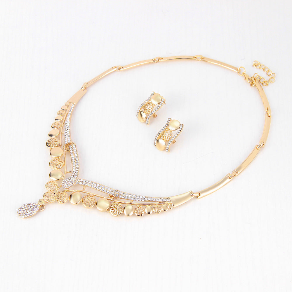 Übertriebenes Brautschmuck-Set 4-teilig