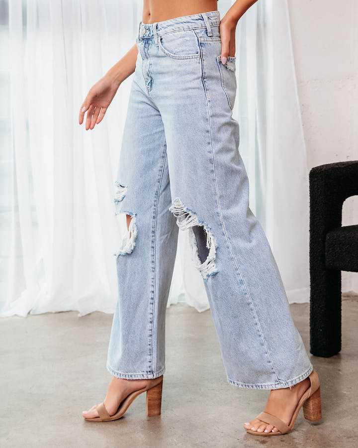 Schlankheits-Ripped-Jeans für Frauen