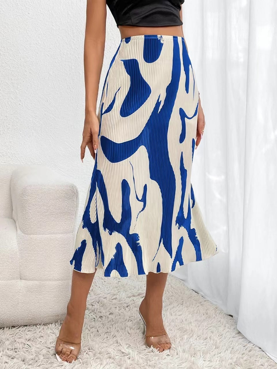 Sommer-Print-Rock für Damen