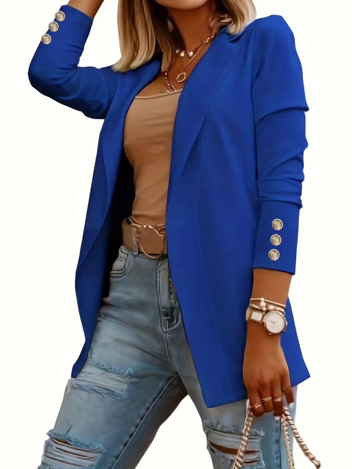 Damen Langarm Pullover - Modische Vielseitigkeit