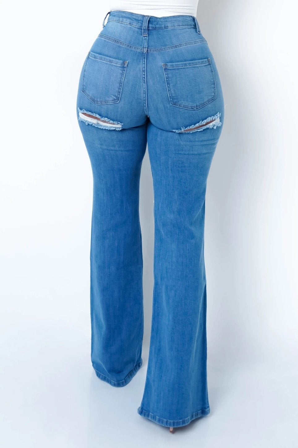 Neue Stil Ausgestellte Jeans für Frauen
