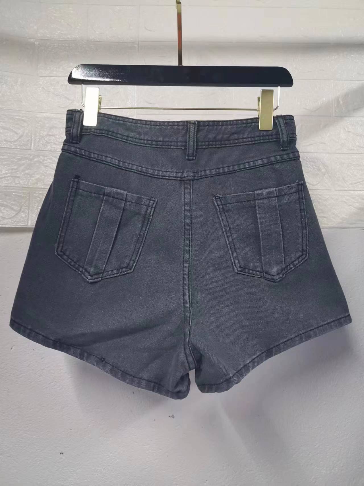 Denim-Rock Leggings Short