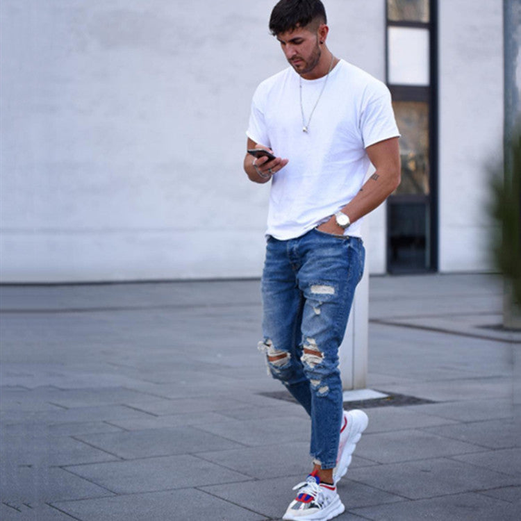 Herren Jeans mit Rissen