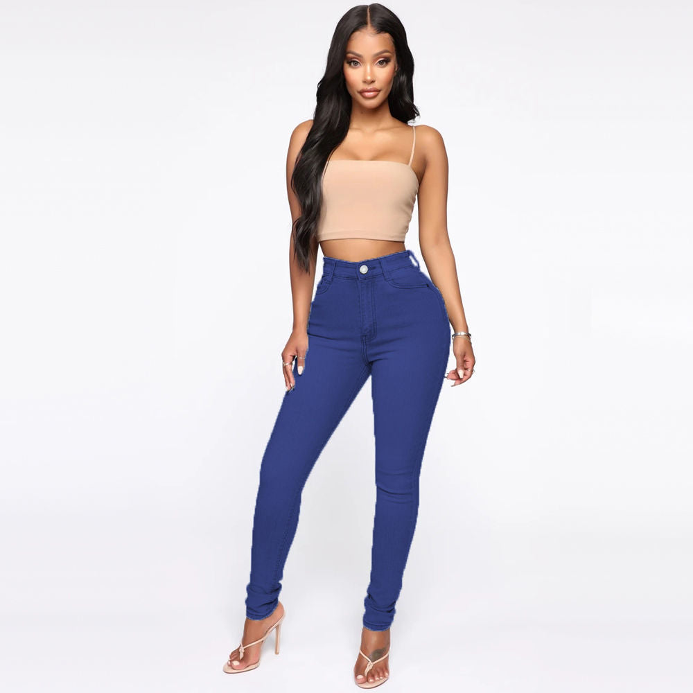 Damen-Schlankheitsjeans mit Hüftanhebeeffekt