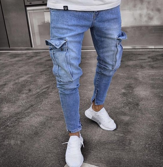 Urban Cargo Style Herren Jeans