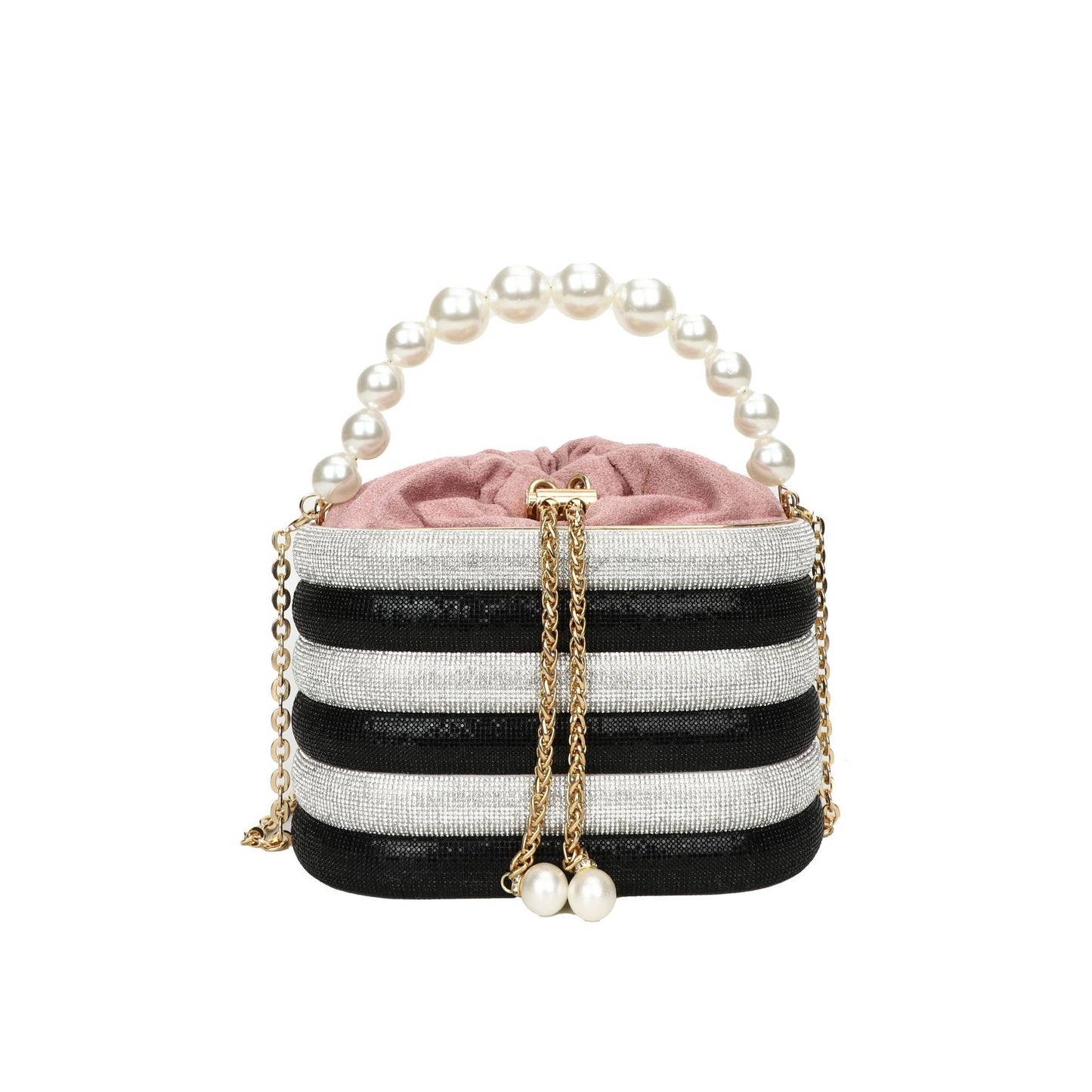 Elegante Perlen Crossbody-Tasche