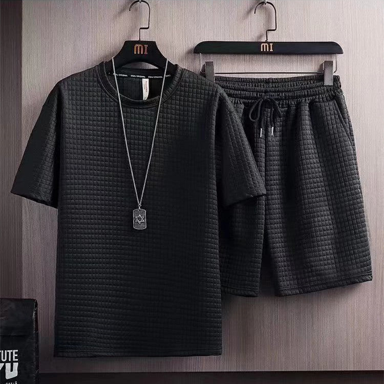 SommerStyle Herren-Set Halbarm-Shirt & Shorts