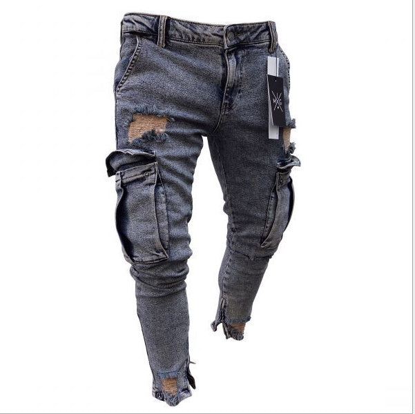 Urban Cargo Style Herren Jeans