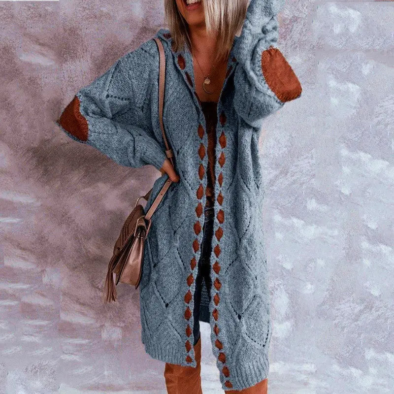 Langarm-Strickjacke