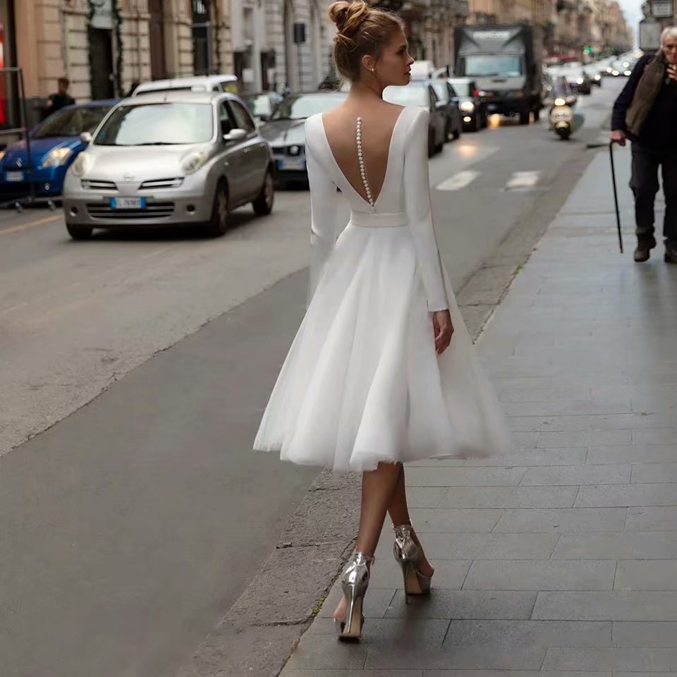 Kurzes Brautkleid für Damen