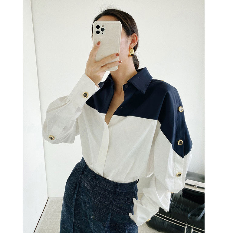 Damen-Shirt mit hochwertiger Farbkombination und Stil