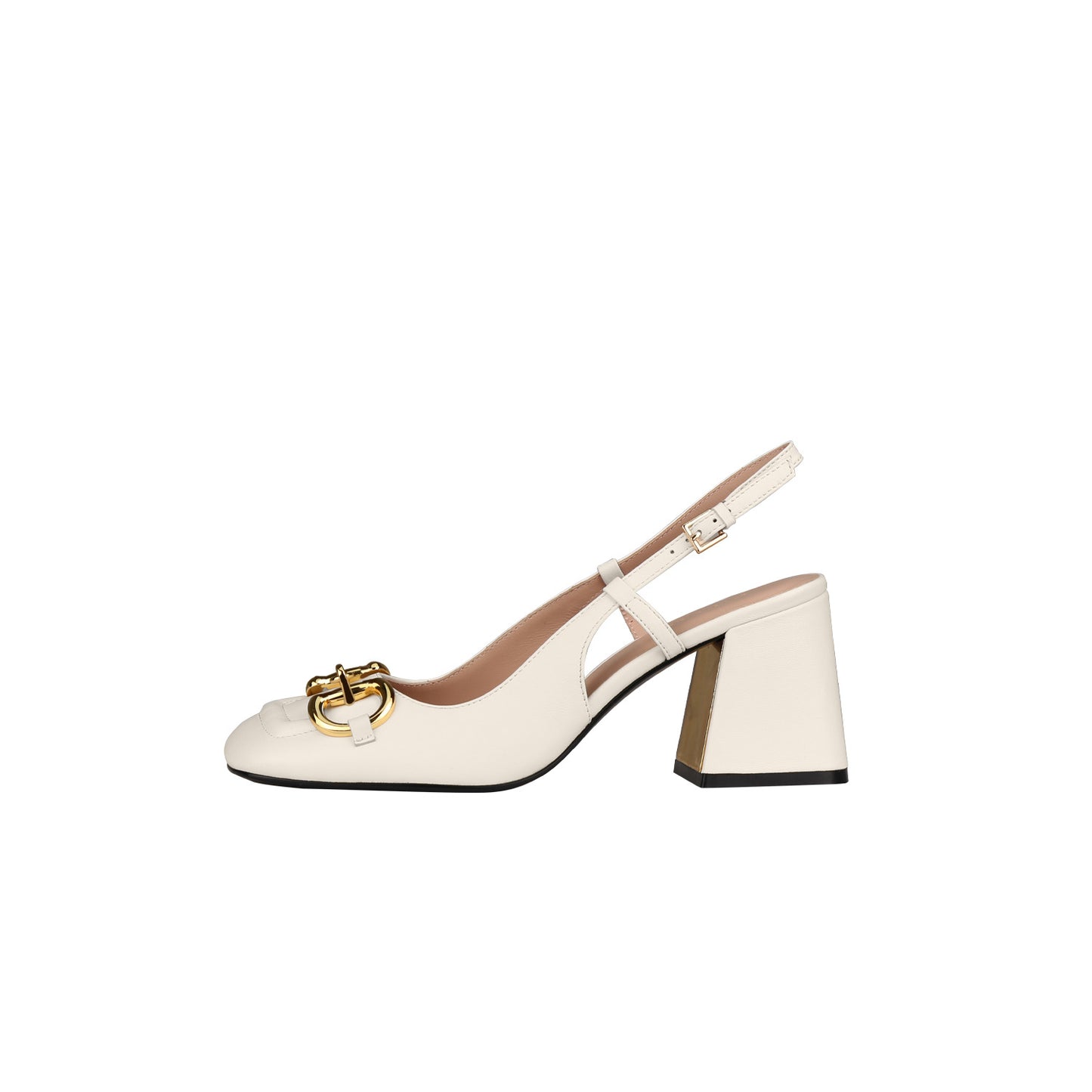 Damen Retro Mary Jane Schuhe mit dicken hohen Absätzen und Schnallen