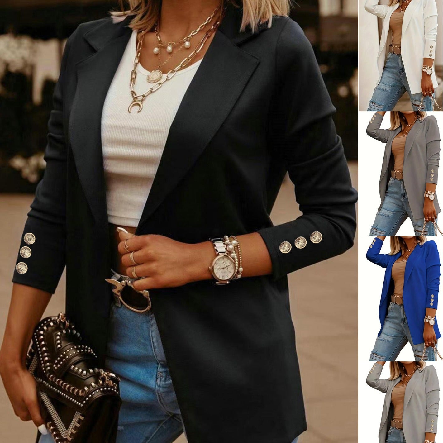 Damen Langarm Pullover - Modische Vielseitigkeit