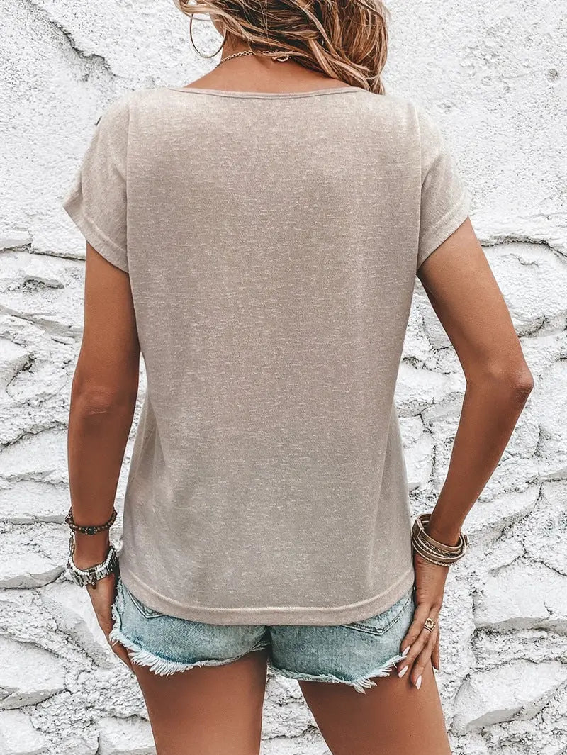Damen Pullover mit Knöpfen