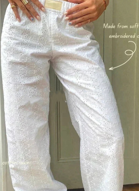 Gestreifte Casual Hose mit modischem Flair