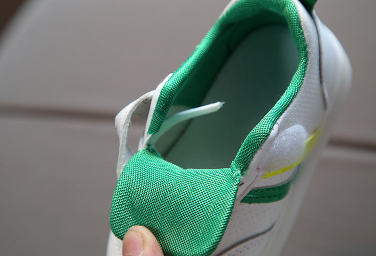 Kimmy Weiße LED-Turnschuhe