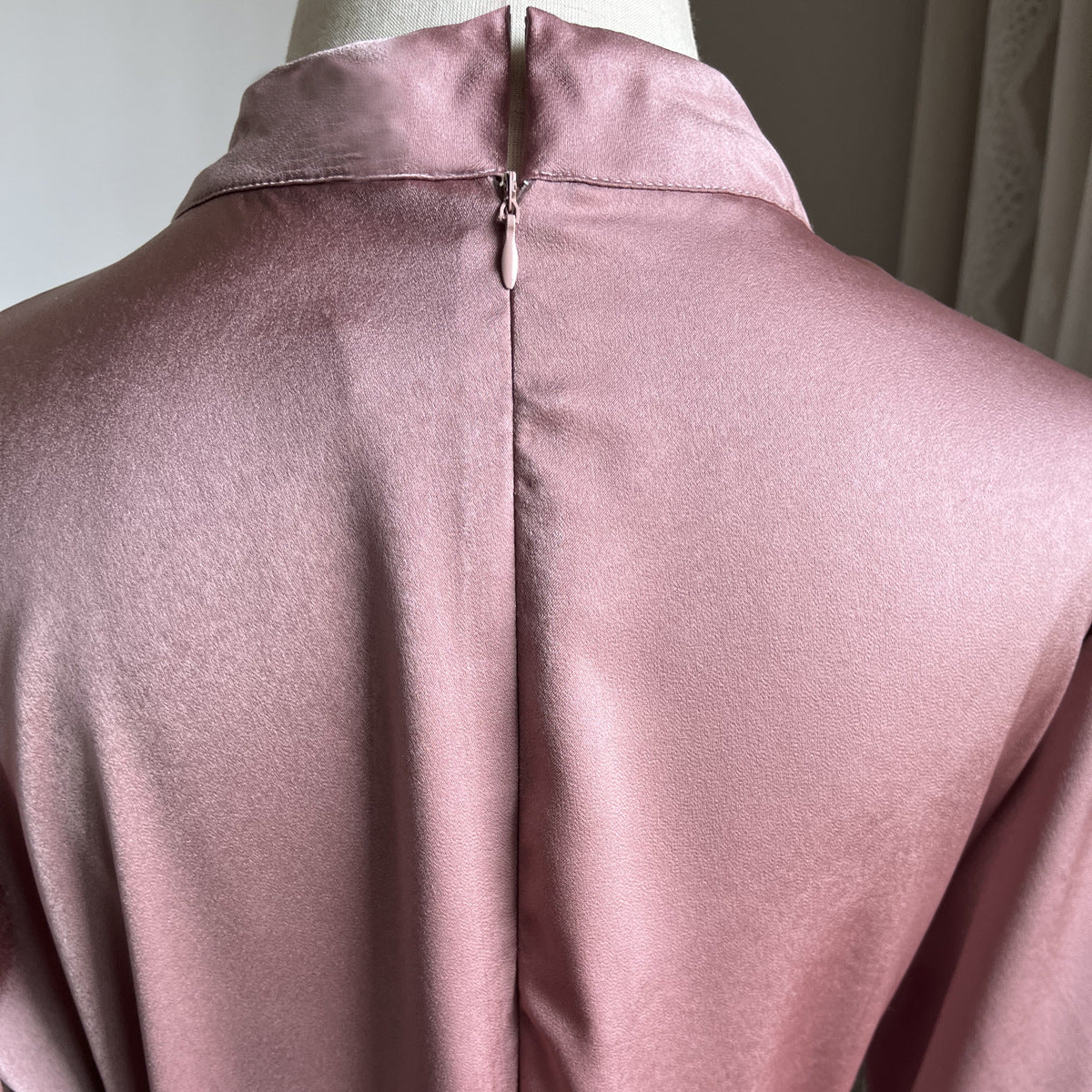 Frauen Elegant Satin Gebundenes Kleid