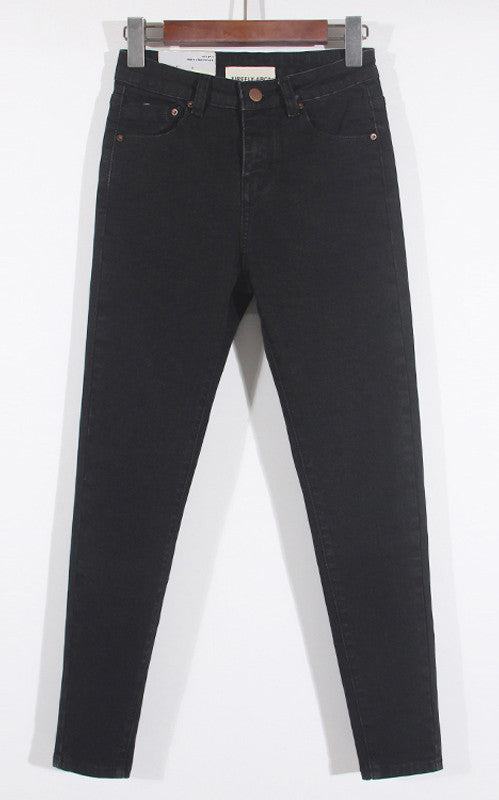 Vielseitige Damenjeans mit hoher Taille und Bleistiftschnitt
