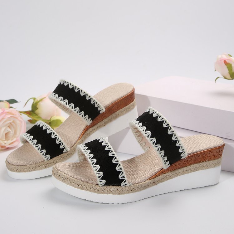 Sandalen Sommerstylische Doppelbreite