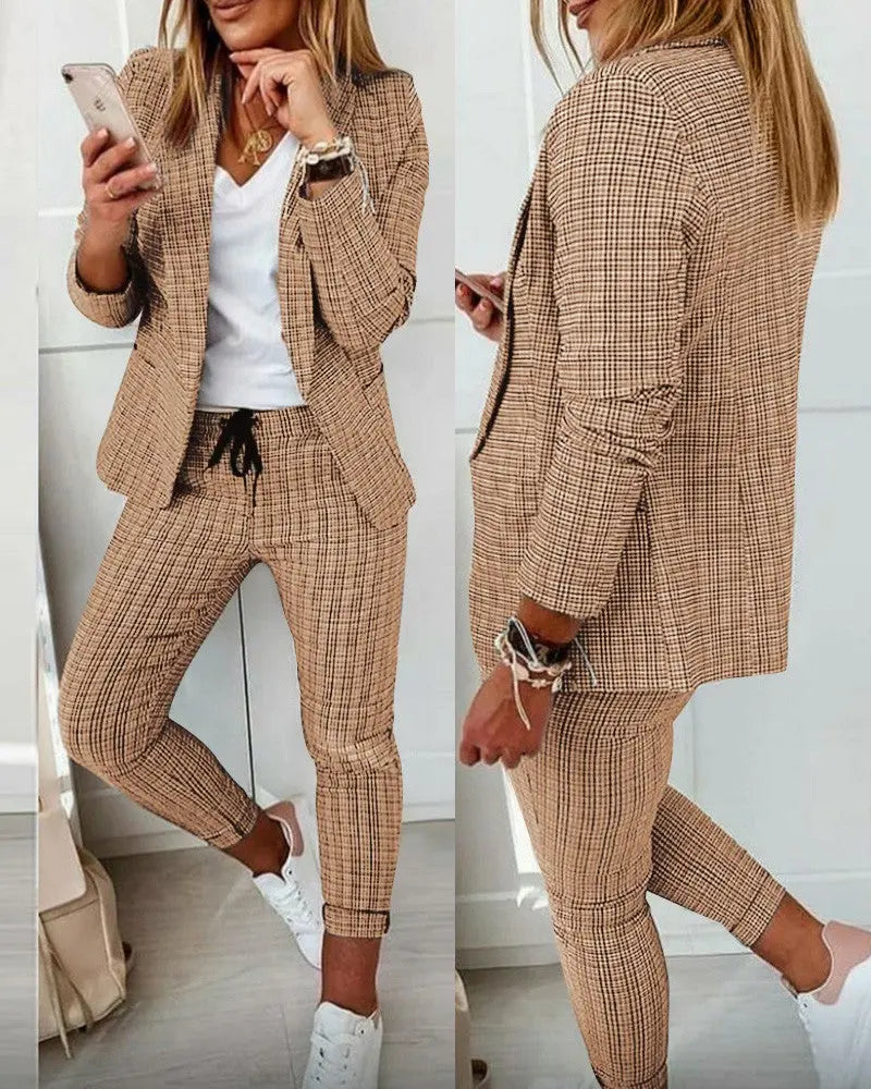 Casual-Anzug-Set (Hose + Jacke)